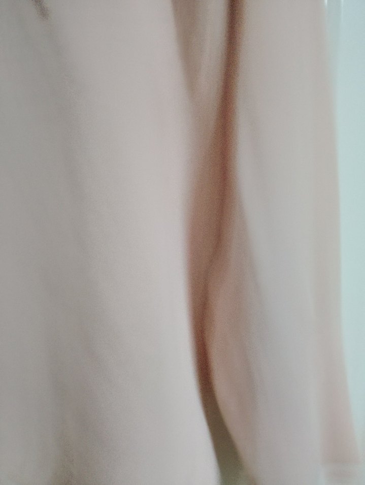 Mango orjinal Bej Düğmeli Uzun Kollu Kadın Gömlek - Görsel 5