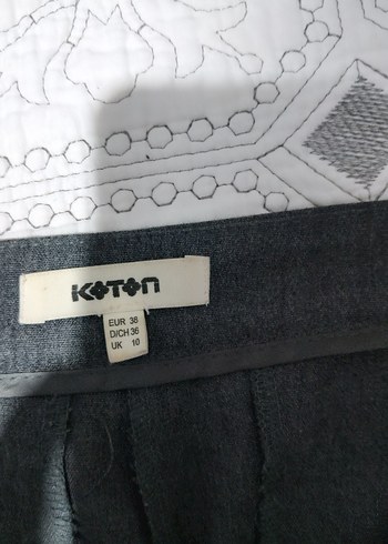 Koton Siyah Cigarette Kumaş Pantolon 40 Beden - Görsel 9