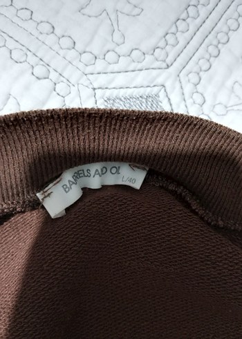 Düğmeli Kahverengi Sweatshirt Ceket - Görsel 8