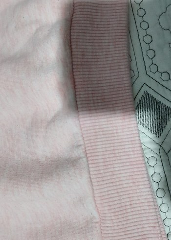 Pembe Loose Fit kız çocuk Sweatshirt - Görsel 3