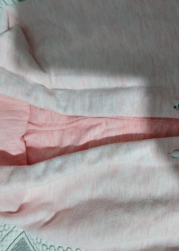 Pembe Loose Fit kız çocuk Sweatshirt - Görsel 6