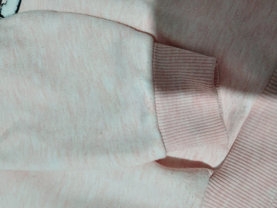 Pembe Loose Fit kız çocuk Sweatshirt - Görsel 5