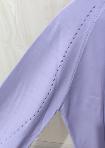 Lila Kadın Triko Kazak - Görsel 3