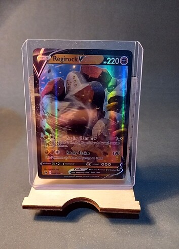 Regirock V pokemon kartı