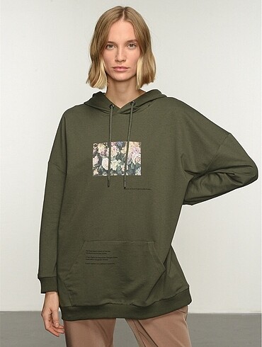 People by Fabrika haki sweatshirt