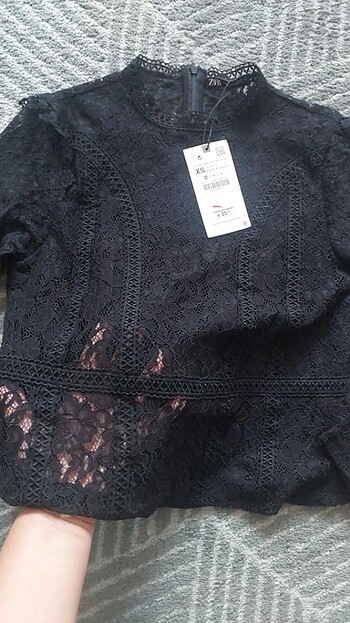 Zara Zara dantel bluz