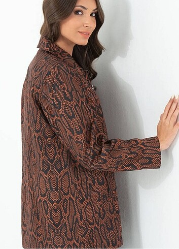 Mango Tolga saracoglu leopar trenckot