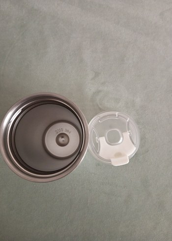 Beyaz Bebek Biberonu, Gri Kapaklı - Görsel 4