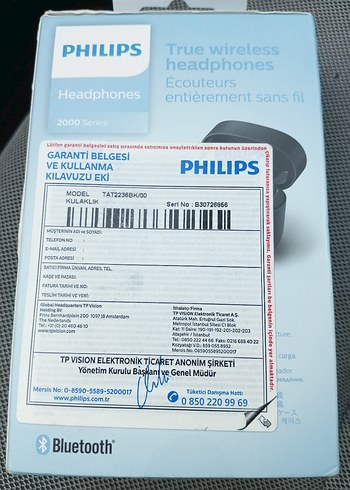 Philips True Wireless Bluetooth Kulaklık Siyah - Görsel 2