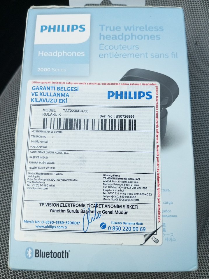 Philips True Wireless Bluetooth Kulaklık Siyah - Görsel 2