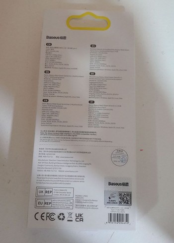 Baseus 8 Port USB-C Çoklu Adaptör - Görsel 3