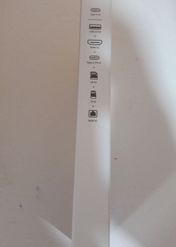 Baseus 8 Port USB-C Çoklu Adaptör - Görsel 2