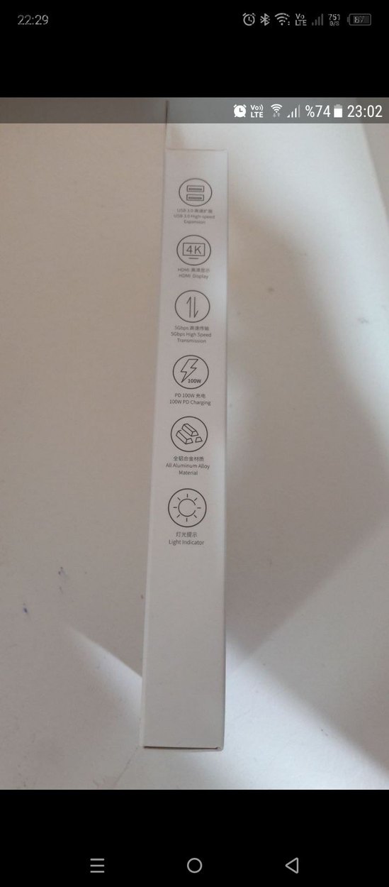 Baseus 8 Port USB-C Çoklu Adaptör - Görsel 4