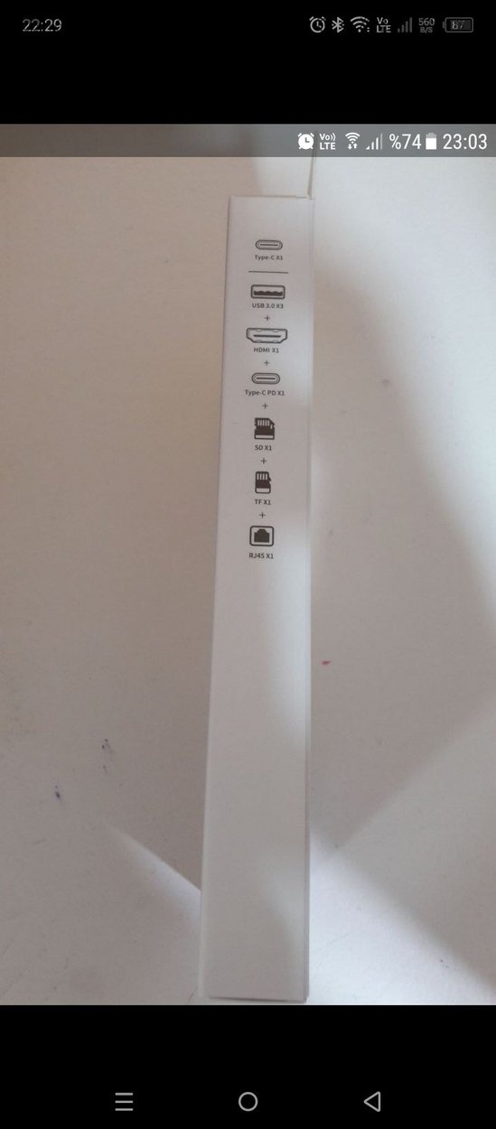 Baseus 8 Port USB-C Çoklu Adaptör - Görsel 2