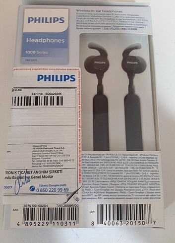 Philips kablolu kulak ici kulaklik