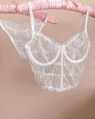 Bralet takımı beyaz