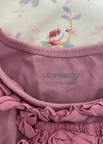 Kız Çocuk Pembe Fırfırlı Kolsuz Bluz - Görsel 3