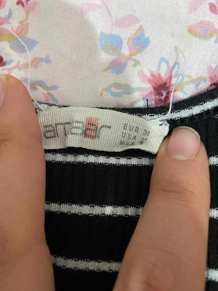 Siyah Zebra Desenli V Yaka Tulum - Görsel 3