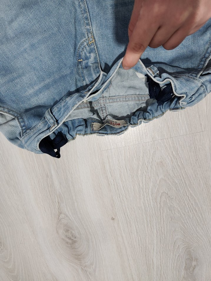 Mavi Pastel Loose Fit Denim Pantolon - Görsel 5