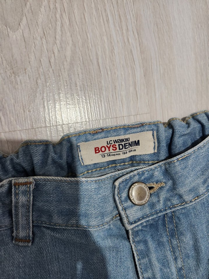 Mavi Pastel Loose Fit Denim Pantolon - Görsel 4