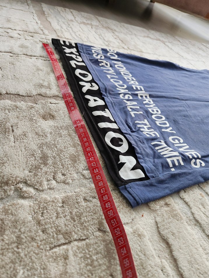 Kapüşonlu, baskılı, tişört - Görsel 5