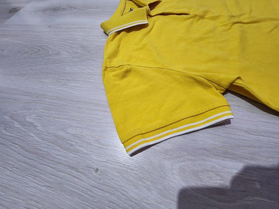 Sarı Erkek Polo Yaka Kısa Kollu Tişört - Görsel 4