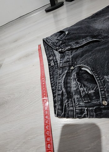 Gri Denim Kot Pantolon - Görsel 7