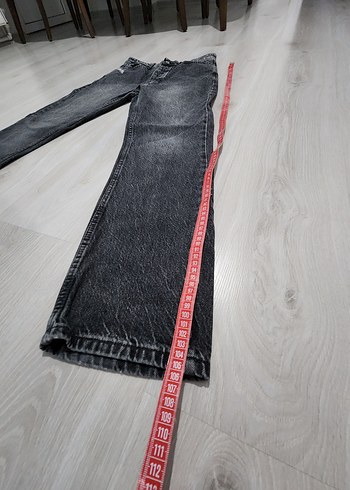 Gri Denim Kot Pantolon - Görsel 8