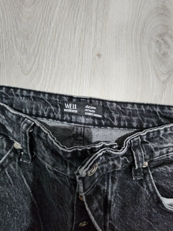 Gri Denim Kot Pantolon - Görsel 4