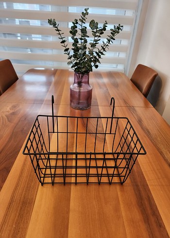 Siyah Metal Tel Sepet - Görsel 2