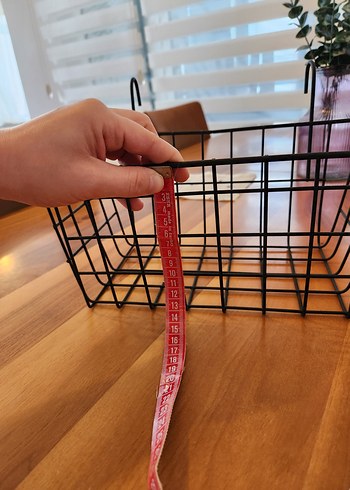 Siyah Metal Tel Sepet - Görsel 6