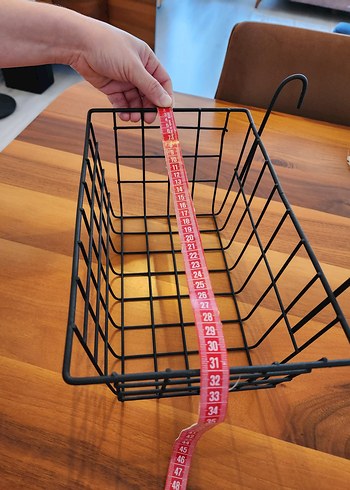 Siyah Metal Tel Sepet - Görsel 4