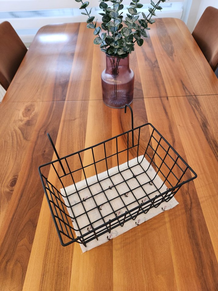 Siyah Metal Tel Sepet - Görsel 3