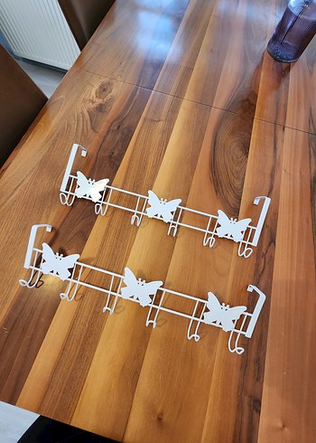 Beyaz Kelebekli Askılık - Görsel 2