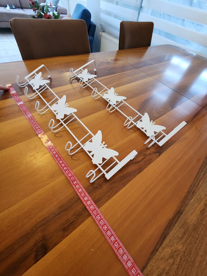 Beyaz Kelebekli Askılık - Görsel 5