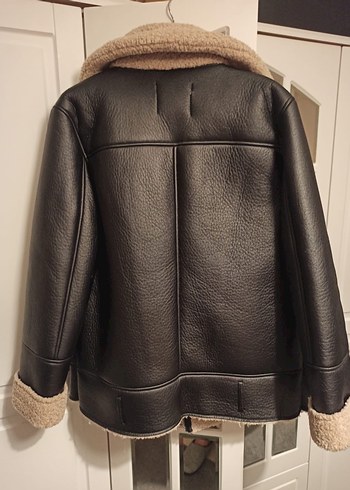 Stradivarius kürklü ceket - Görsel 4