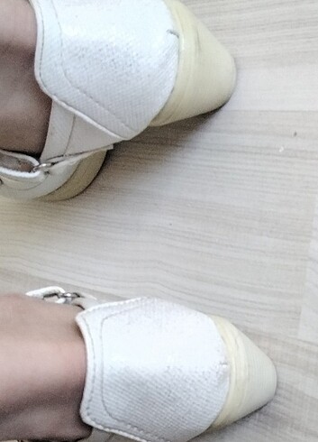 32 Beden beyaz Renk Topuklu ayakkabı