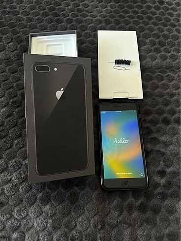 iphone 8 plus siyah 256gb