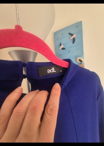 parlement mavisi elbise - Görsel 5