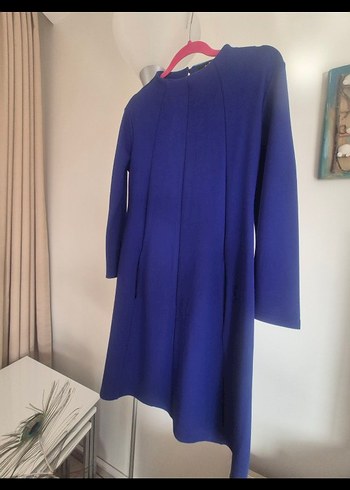 parlement mavisi elbise - Görsel 4