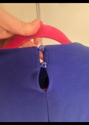 parlement mavisi elbise - Görsel 6