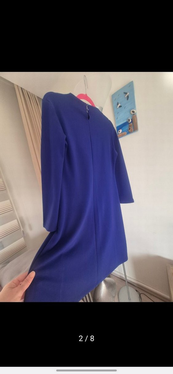 parlement mavisi elbise - Görsel 2