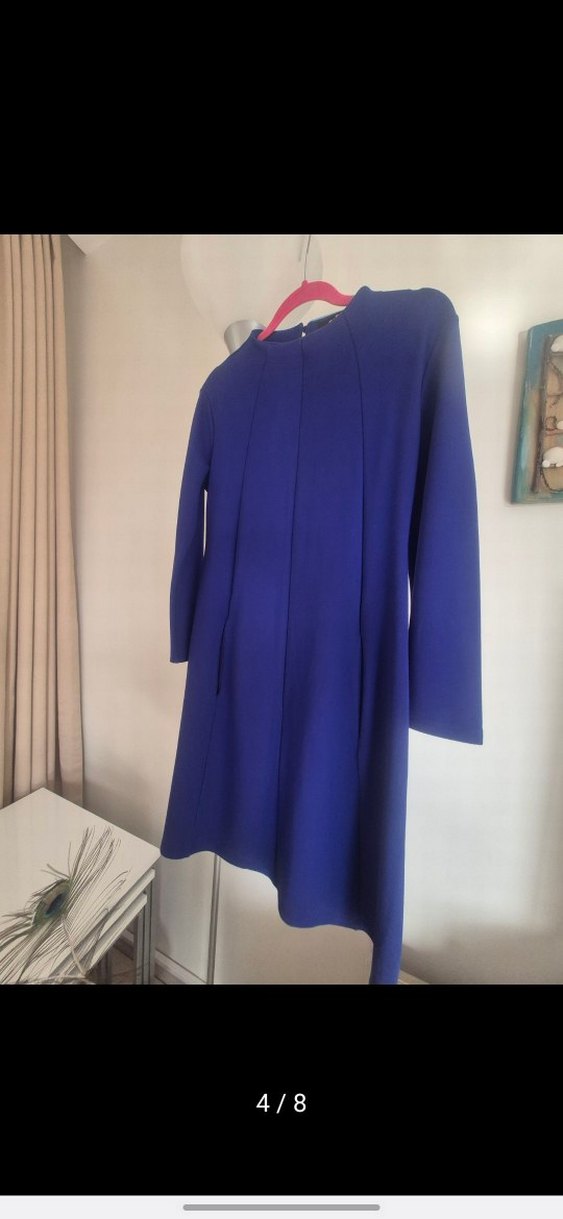 parlement mavisi elbise - Görsel 4