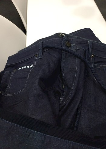 Jack Jones lacivert Düğmeli Bol Kesim Denim Jean - Görsel 9