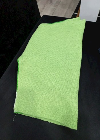 H&M yeşil Örgü Kadın Kazak, Uzun Kollu, Salaş - Görsel 6