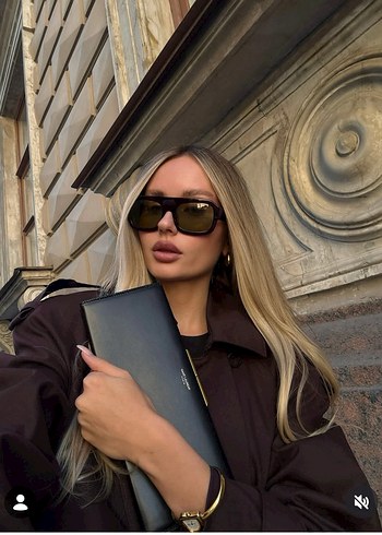 Şeffaf Bej Kadın Gözlük - VEHLA - Görsel 6