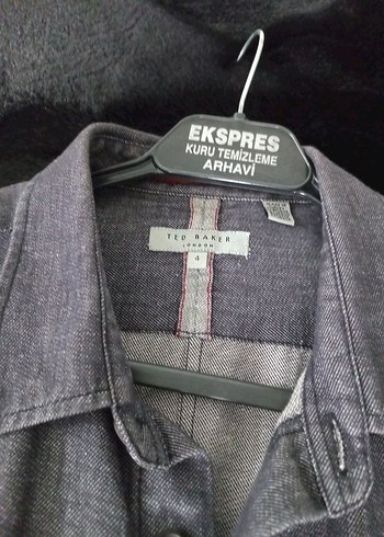 Ted Baker Gri Denim Erkek Gömlek - Görsel 2