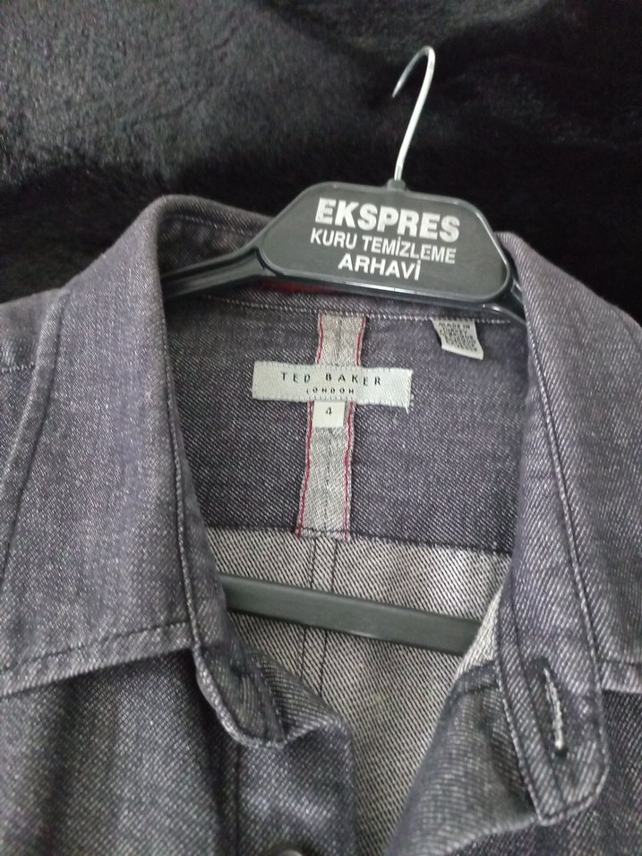 Ted Baker Gri Denim Erkek Gömlek - Görsel 2