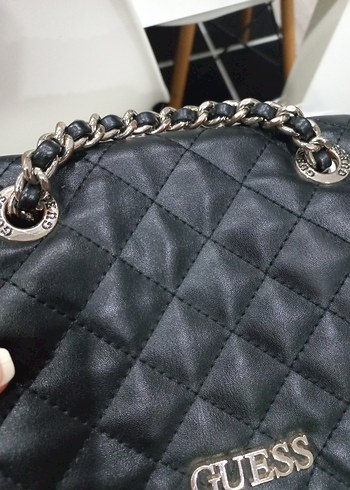 Guess Kapitone Suni Deri Kadın Sırt Çantası - Görsel 2