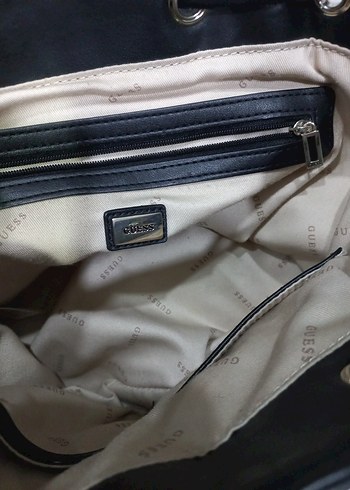 Guess Kapitone Suni Deri Kadın Sırt Çantası - Görsel 6